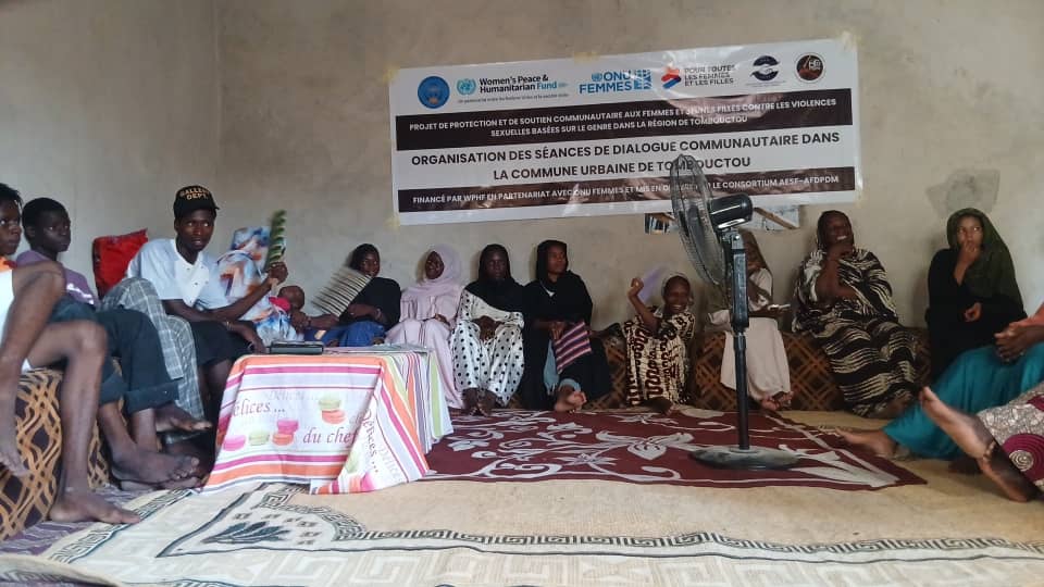 Organisation des séances de dialogue communautaire autour de la dénonciation des VSBG et des EAS dans la commune de Tombouctou