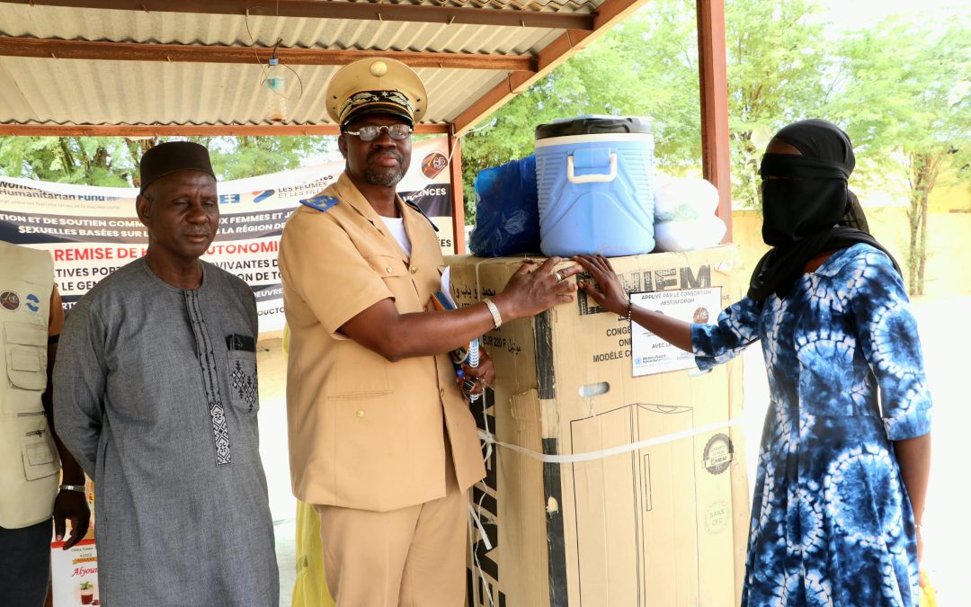 Remise de kits d’appui matériel à six initiatives portées par des survivantes des VSBG à Tombouctou